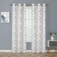 thumbnail image 2 of Kate Aurora Shabby Chic 2 Pack Cherry Blossom Grommet Top Room Darkening Curtains - Assorted Colors, 2 of 5