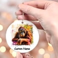 thumbnail image 4 of Personalized Orangutan Ornament, Custom Ornament for Animal Lover, Ideal Gift for Men, Women, Best Friend, Gift for Christmas, Birthday, Father's Day, Mother's day, 4 of 5