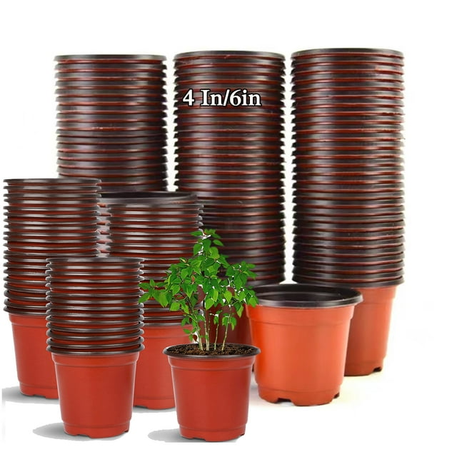4inch/ 6inch Plastic Plant Nurseries/flower Pots Nursery Flower Plant