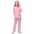 thumbnail image 2 of KAWELL Ensemble de Pyjamas Unisexes pour Garçons et Filles Haut à Manches Longues et Pantalon 2 Pcs Pyjamas 5-14 Ans, 2 of 6