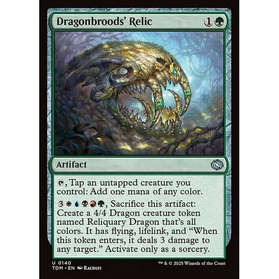 MtG Tarkir: Dragonstorm Uncommon Dragonbroods' Relic #140