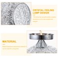 thumbnail image 5 of HINTRMENT Hanging Crystal Lamp Simple Style Round Illumination For Apartment Hotel Library 1Set, 5 of 5