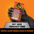 thumbnail image 2 of Gorilla Clear Grip Contact Glue 5g Mini Tubes, 4 Count. Assembled Product Weight, 2 of 11