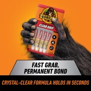 Gorilla Clear Grip Contact Glue 5g Mini Tubes, 4 Count. Assembled Product Weight