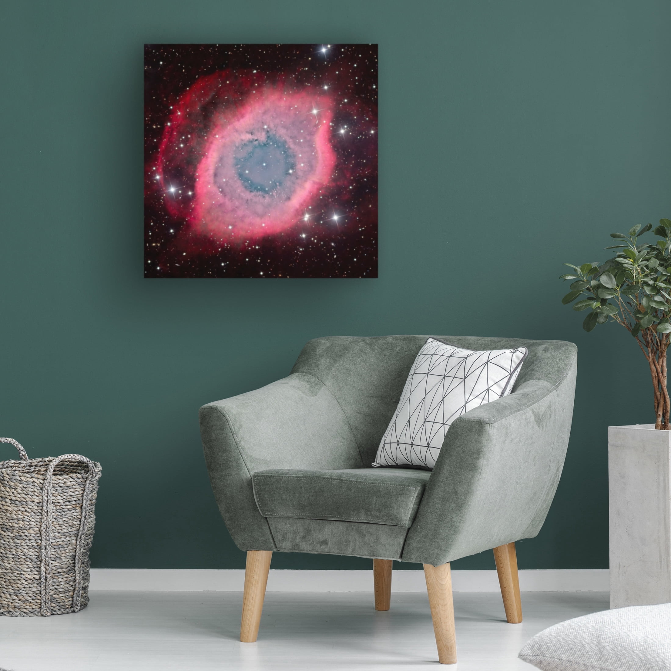 Trademark Fine Art Vikas Chander The Helix Nebula Canvas Wall Art