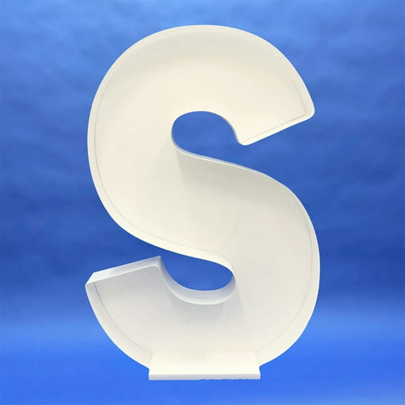 39 inch Letter - S Mosaic Frame (1 Pack) - Party Supplies Decoration