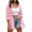 Pink, variant on Tbopshirt Cardigan for Women,Fashion Women Long Sleeve Cardigan Solid Color Casual Cardigan Blouse Tops Girls Zip Up Jacket