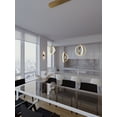 thumbnail image 2 of AFX  Lock 3 Light Linear Pendant - Medium Base 120V Satin Nickel, 2 of 5