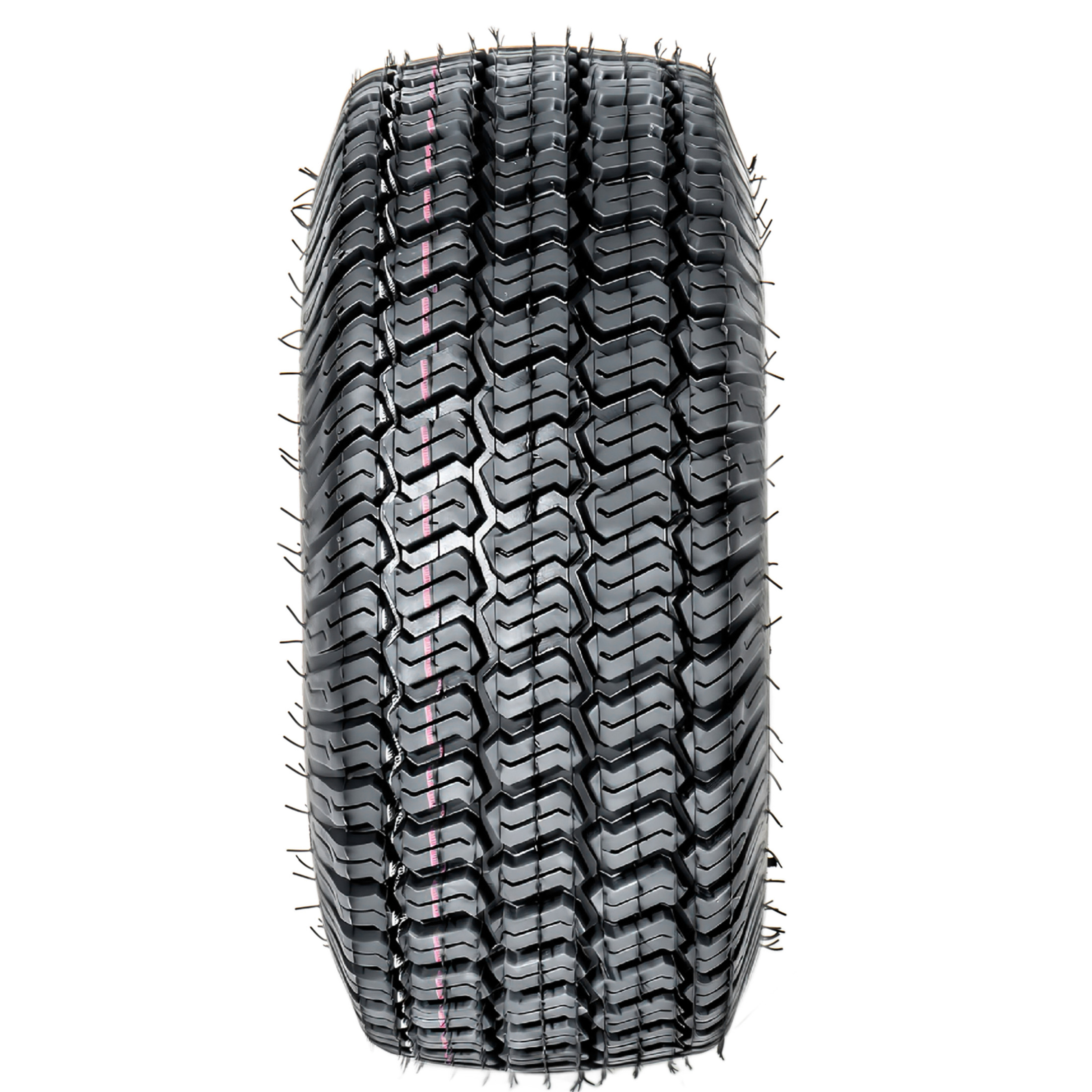 Noble House 15" x 6" 4-Ply Tubeless Turf Tread Lawn Mower Tires, Heavy Duty for Large Garden Tractors, Black, Set of 2