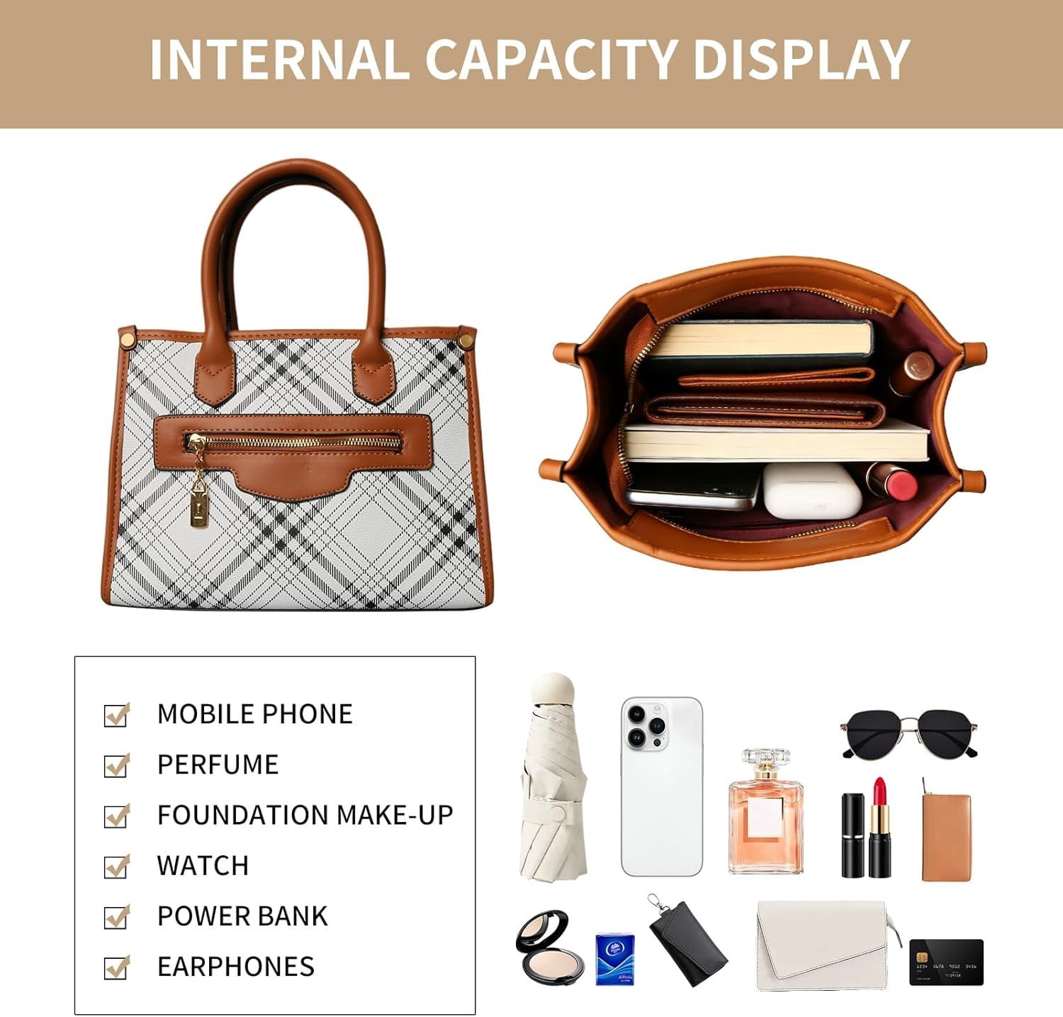 Purses and Handbags for Women, 3 count Women's Handbags Fashion PU Leather, Tote  Top Handle Satchel Purse Bags