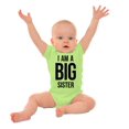 thumbnail image 3 of Big Sister Older Sibling Family Bodysuit Jumper Girls Infant Baby Brisco Brands 18M, 3 of 7