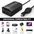 thumbnail image 4 of BESTEK 300W Power Inverter DC 12V to 110V AC Car Inverter with 4.2A Dual USB Car Adapter (Black), 4 of 9