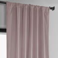 thumbnail image 6 of HPD Half Price Drapes Ballet Pink Heritage Plush Velvet Room Darkening Curtains for Bedroom & Living Room Curtains (1 Panel), Window Curtains 96 inches long, Rod Pocket Curtains & Drapes, 50W X 96L, 6 of 13