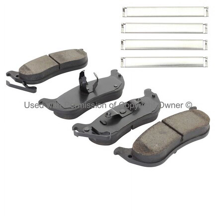 Mpa Electrical 1003-0998C Quality Built Black Series Ceramic Brake Pads W/