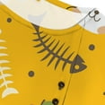 thumbnail image 3 of CLOOCL Summer Women T Shirt Cartoon Cat Fish Bones 3D Printed Funny Blouse Oversized, 3 of 6