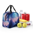 thumbnail image 4 of Pofeuu Night Sky Elk Print Lunch Bag Lunch Box Large Capacity Insulated Lunch Bag for Adult, Leakproof Reusable Lunch Tote Bags for Work, 4 of 5