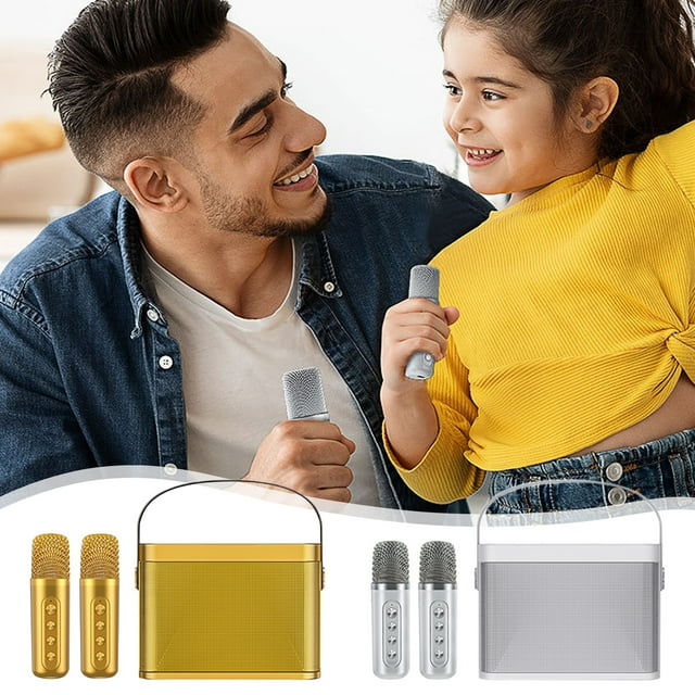 Máquina de Karaoke con Micrófono Inalámbrico Bluetooth Xihbxyly Artículos para Menores de 10 Años