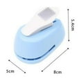 thumbnail image 2 of 1 Inch Punch Square - Stamp Shape Hole Puncher for Crafts, Lever Action Paper Punch for Scrapbooking, Cards and DIY Paper Crafts, 2 of 5