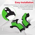 thumbnail image 5 of Frame Protection Shell Kit Green & Black for 2019 2020 2021 2022 Kawasaki KX450, 5 of 6