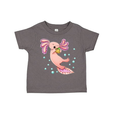 

Inktastic Cute Axolotl Loves Tacos Gift Toddler Boy or Toddler Girl T-Shirt