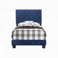 thumbnail image 4 of Navy Blue Twin Bed with Robust Frame for Stability, 4 of 7