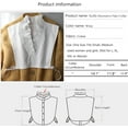 thumbnail image 3 of CAILDANL Half Shirts Layering for Women,Detachable Dickey Collar Blouse Half Shirts False Collar, 3 of 8