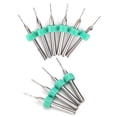 thumbnail image 3 of 10PCS Milling Cutter 2 Flutes Tungsten Steel Chamfers End Mill Engraving Bits CNC Router Bit For Milling Carbon Steel Alloy Steel, 3 of 8