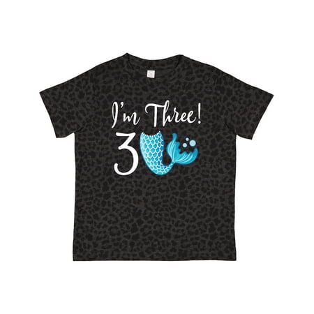 

Inktastic 3rd Birthday Mermaid Party Gift Toddler Toddler Girl T-Shirt