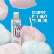 LUBELIFE Cotton Candy Flavored Lubricant For Sex, Paraben-Free Water-Based Lube, 8 fl oz