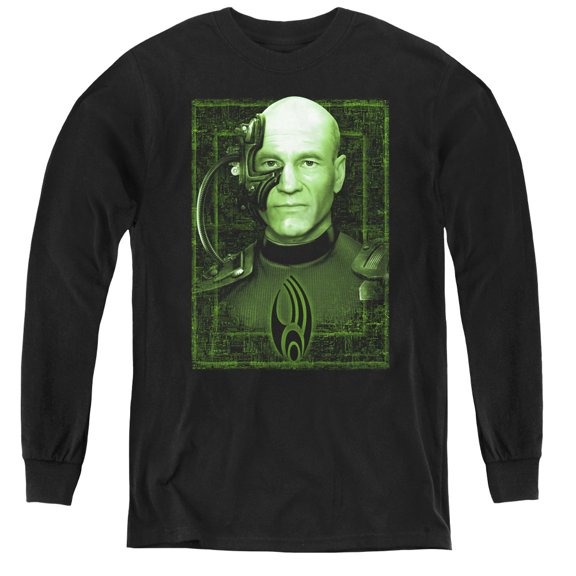 Star Trek - Locutus Of Borg - Youth Long Sleeve Shirt - Small