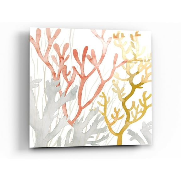 Epic Art 'Desert Coral I' by Grace Popp Acrylic Glass Wall Art, 24"x24"