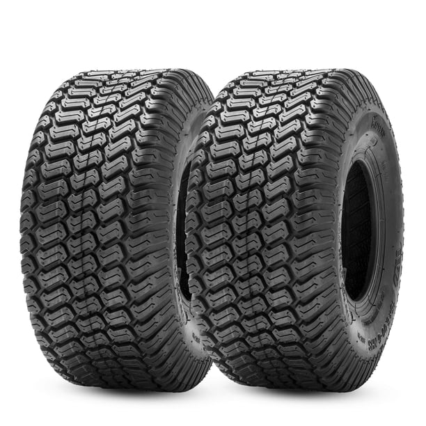 2 Pack 15x6.00-6 Lawn & Garden Tire 4PR 15x6x6 Mower Turf Tires ...