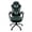 Black & Gray, variant on Frovlni Ergonomic Gaming Chair for Adults with Footrest, Reclining High Back PU Leather Office Computer Chair, Height Adjustable Headrest & Lumbar Support, Black & White