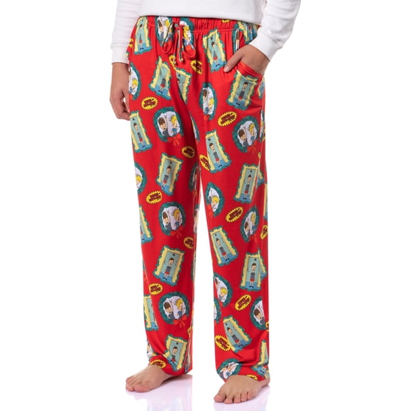 Beavis and Butt-Head Adult Holiday Christmas Sleep Tossed All-Over Print Lounge Pajama Pants For Men Women Sleepwear
