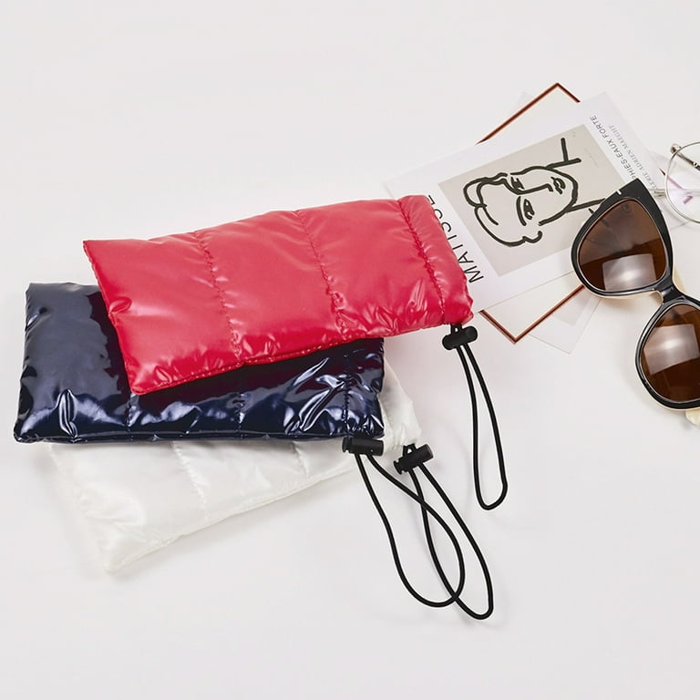 4 PACK Sunglasses Bag Microfiber Dustproof Eyeglasses Storage Pouch Eyewear Carrying Case Glasses Cloth