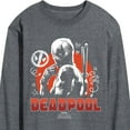 thumbnail image 3 of Marvel Deadpool & Wolverine - Sketch Doodles - Men's Long Sleeve Graphic T-Shirt, 3 of 5