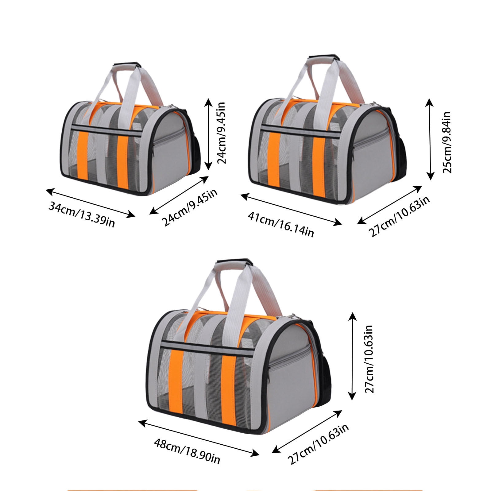 2024 Cat Bag Breathable Mesh Foldable Pet Bed Portable Kennel for Small Medium Cats and Dogs Comfortable Travel