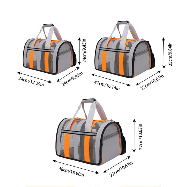 Cat Bag 2024 New Breathable Mesh Foldable Pet For Small Medium Cats Small Dogs Puppies Portable Kennel