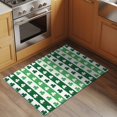 thumbnail image 2 of Entryway Rug 2'x3', St. Patrick's Day Small Rug for Kitchen Bathroom Door Mat Indoor Entrance, Green Irish Lucky Clovers Stripes Non-Slip Area Rugs Floor Mats Carpet Front Door Rugs, 2 of 8