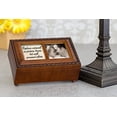 thumbnail image 6 of Cottage Garden May God Give Rainbow for Every Storm Woodgrain Rope Trim Jewelry Music Box Plays Amazing Grace, 6 of 9