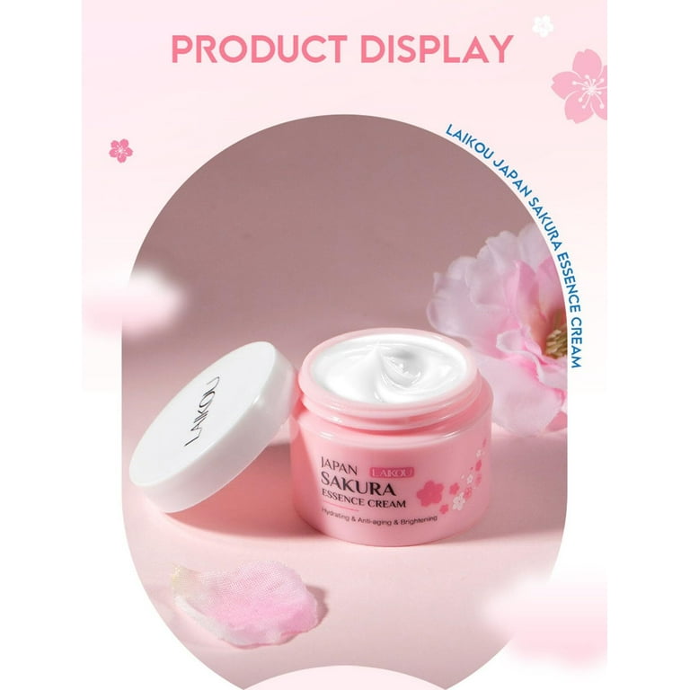 Sakura Essence Cream, Sakura Essence Cream Facial Moisturizer, Daily Hydrating Repair Face Cream with Sodium Hyaluronate for All Skin Types, Smooth Sakura Essence Cream, Sakura Essence Cream Facial Moisturizer, Daily Hydrating Repair Face Cream with Sodium Hyaluronate for All Skin Types, Smooth