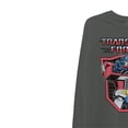 thumbnail image 2 of Transformers Mens Long Sleeve Shirt, Graphic Optimus Prime Shirt Charcoal - 2XL, 2 of 5