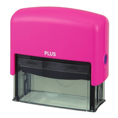 Face Large Stamp - Guard Your Id Large Stamp, Pink Color Pink