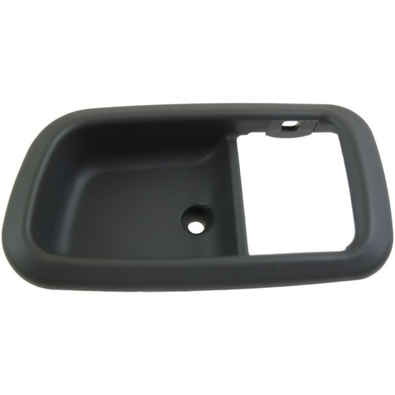 Dorman 91357 Front Driver Side Interior Door Handle Bezel for Specific Toyota Models, Deep Gray