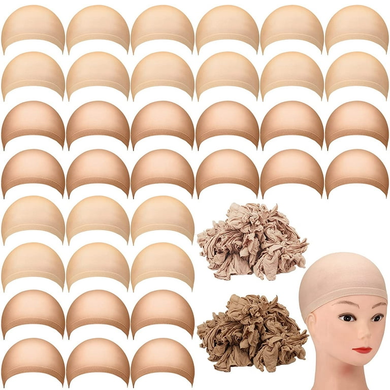 Stocking Wig Cap Ultra Thin-4 Pcs,breathable,sweat Absorber