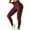 Wine, variant on hotojiny Women's Workout Leggings Soft Butt Lifting Tights Comfy Stretchy Gym Athletic High Waisted Yoga Pants