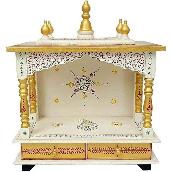 Devyom Traditional Religious Multicolor Wooden Decoration