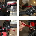 thumbnail image 5 of maskred 2 Pcs Leviers de Frein de Moto Réglables pour Pivot Noir, 5 of 5