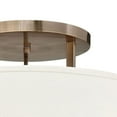 thumbnail image 2 of 3 Light Large Semi-Flush Mount in Transitional Style 26 inches Wide By 14.5 inches High-Antique Nickel Finish-Incandescent Lamping Type Bailey Street, 2 of 8