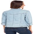 thumbnail image 4 of SKYLINEWEARS Women Denim Jacket Button UP Long Sleeve Ladies Stretch Trucker Jean Jackets, 4 of 6
